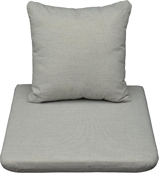 Outdoor Chair Cushions Set of 2, Patio Chair Cushions Waterproof Outdoor Patio Seat Cushions for Patio Furniture Couch Sofa, Fastness High Density Foam with Zipper Design