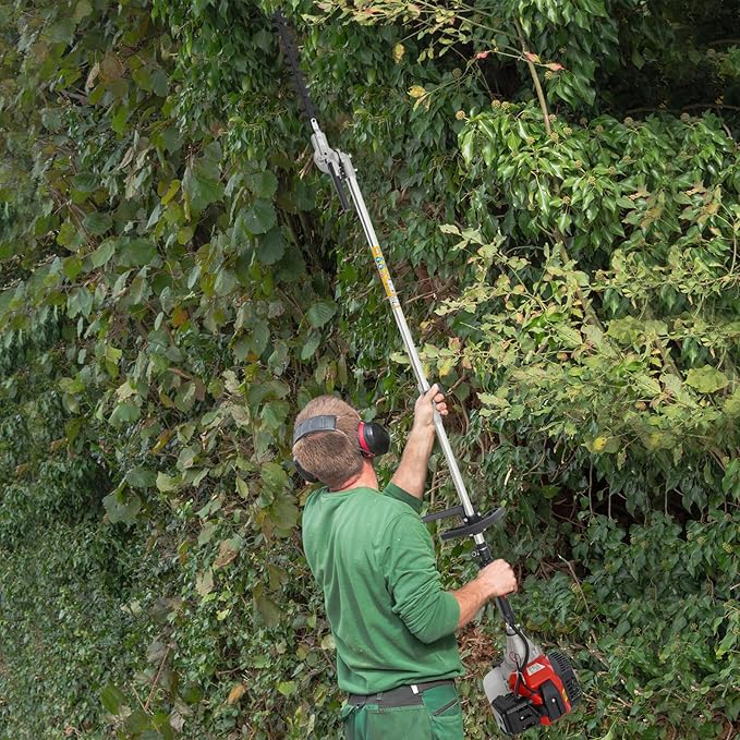 52CC Weed Wacker Gas Powered, 2-Stroke Brush Cutter Hedge Trimmer, Brush Cutter, Quick Start Brush Cutter Lawn Trimmer, Gas String Trimmer for Garden Yard Orchard Landscaping