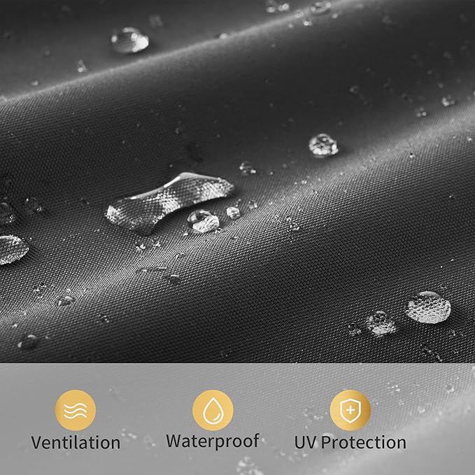10 X 13 FT Cantilever Patio Umbrella with Base Included & Led Lights Outdoor Rectangle Offset Large Double Top Heavy Duty Umbrellas 360°Rotation for Pool Deck Backyard Garden, Gray