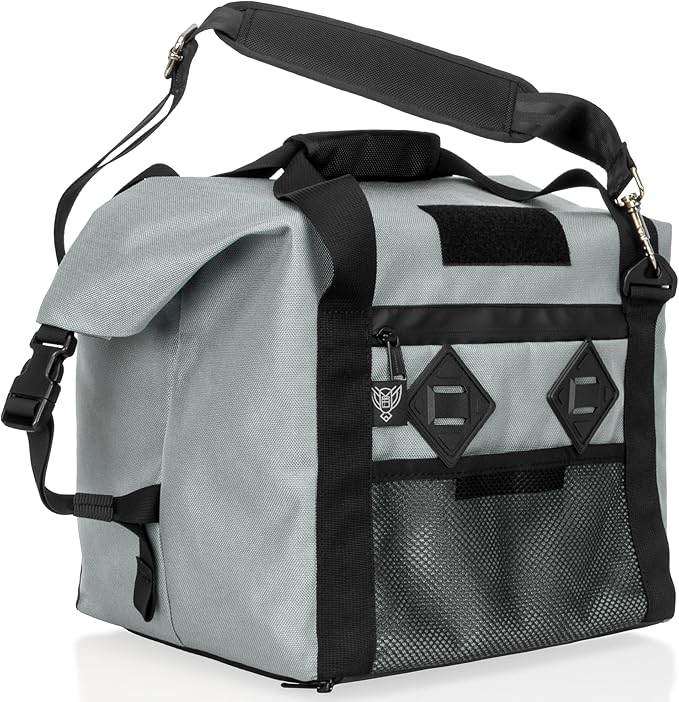 Xtreme Sight Line ~ G CUBƎ 25 Faraday Bag for Small Generators and Electronics ~ Protects Against EMP, CME, EMF & RF ~ Signal Blocking ~ Diamond Form Faraday Lined Interior ~ Silver
