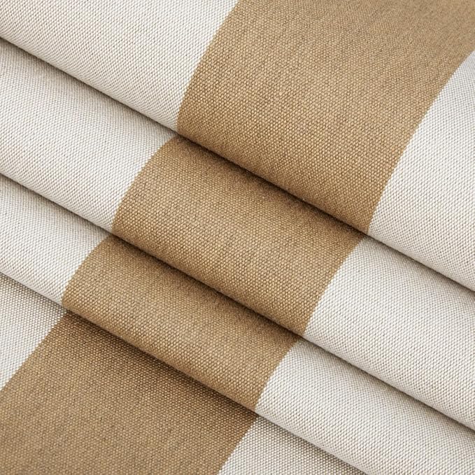 RSH DECOR: Sunbrella Square Throw Pillows Set of 4 | 20" x 20" | Water and Fade-Resistant Performance Fabric | Outdoor Pillow Covers with Down-Alternative Inserts | Maxim Heather Beige