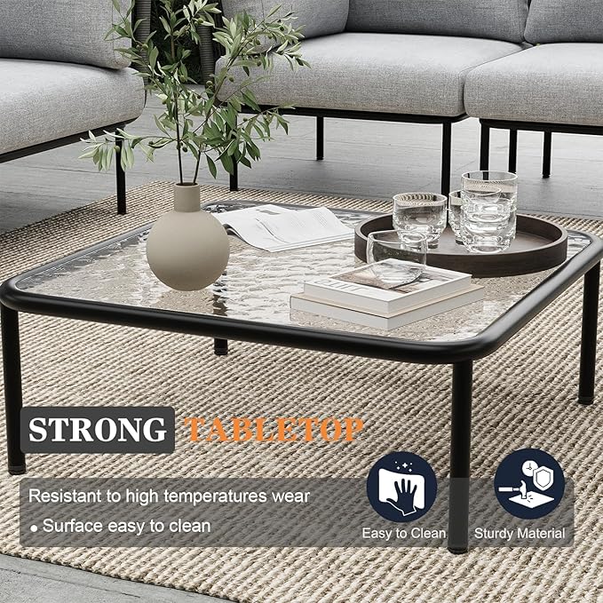 11 Piece Modern Outdoor Rope Wicker Sectional Patio L-Shaped Conversation Sofa Set Deep Seating with Thick Cushions