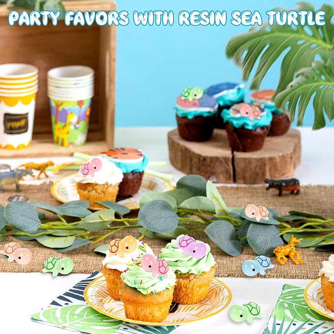 102PCS Luminous Mini Resin Sea Turtle Figurines Cute Tiny Turtles for Micro | Mini Resin Sea Turtles, Sea Turtles Figurines Glow in The Dark, Cute Tiny Turtles Bulk, Cake Toppers Ocean Theme DIY Hidden
