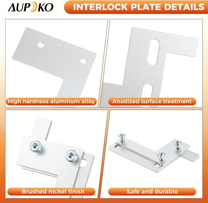 Aupoko Generator Interlock Kit Compatible with ITE, Gould, Murray, Siemens 150 or 200 Amp Panel, Electrical Interlock Kit, 1 1/4 Inch Spacing Between Main Circuit Breaker and Generator Circuit Breaker
