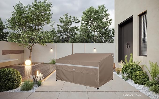 Heavy Duty Waterproof Outdoor Patio Loveseat Sofa Cover UV Resistant Patio Furniture Covers 2 Seater 60" W X 40" D X 30" H Dark Grey