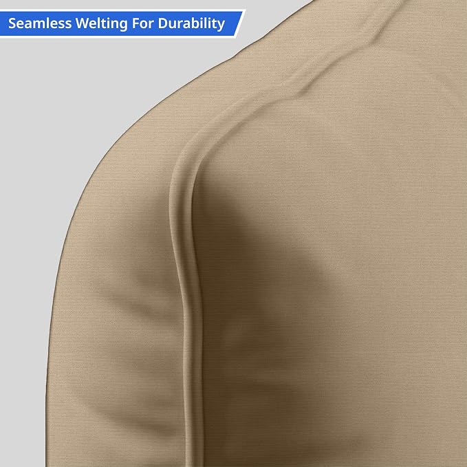 Covers & All Sunbrella Throw Pillows Set of 2, 16 x 16 Inch Square Outdoor & Indoor Cushions with Insert, Fade & UV Resistant Fabric (Canvas Antique Beige)