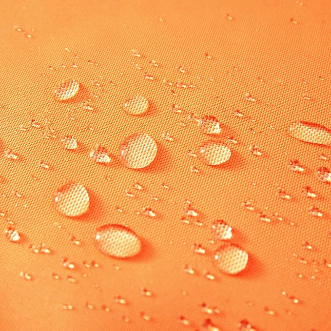 VAKADO Pumpkin Fall Waterproof Outdoor Throw Pillow Covers 26x26 Set of 2 | Fade Resistant, All-Weather Durability. Warm Harvest Hue For Porch, Patio & Garden. Machine Washable, Hidden Zipper.