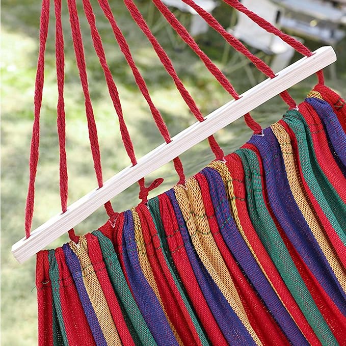 YSUEFIJO Relaxing Hammock Chair for Indoor and Outdoor Use, Hanging Hammock with Portable Design, Comfortable Hammock for Balcony, Patio, Or Garden, Perfect Hanging Hammock for Leisure Or Reading