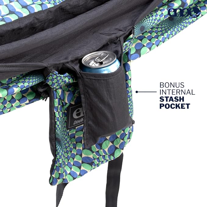 ENO, Eagles Nest Outfitters DoubleNest Lightweight Camping Hammock, 1 to 2 Person, Special Edition Colors, ATC