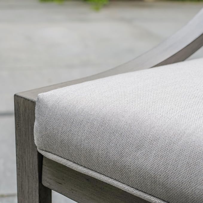 Ulax furniture All-Weather Wicker Patio Chairs – Padded Outdoor Dining Set, Rattan Design (Armless Chairs)