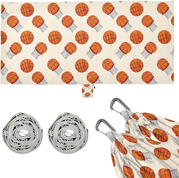 Camping Hammock Outdoor Hammocks for Outside Basketball 1 Beach Trees Portable Lightweight with Pockets Tree Straps Indoor