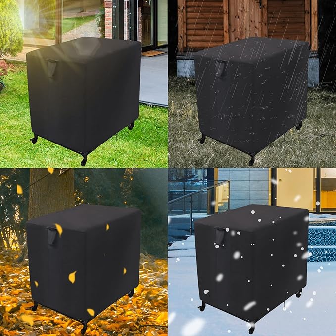 Outdoor Prep Table Cover, 36 In Waterproof Covers for Patio Stainless Steel Table Metal BBQ Table All Season Protection - 36"L x 24"W x 35"H