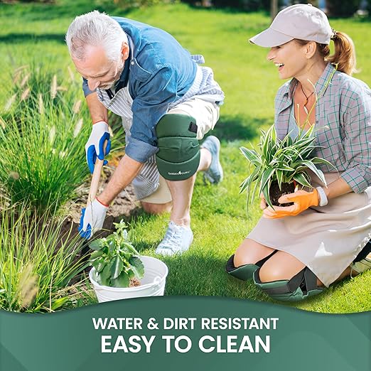 GARDEN GURU Cushioned Gardening Knee Pads with Adjustable Straps - Soft Inner Liner, Ultra Comfort Padding, Garden Kneelers for Yard Work, Household Chores, Roofing, and More - 1 Case (48 Pairs)