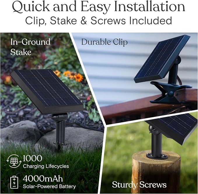 Brightech Ambience Pro Solar String Lights & Remote, Commercial Grade 48 ft | Dimmable Outdoor String Lights, Waterproof Patio Lights, 15 Shatterproof LED Edison Bulbs for Outside & Porch, 4W Soft White