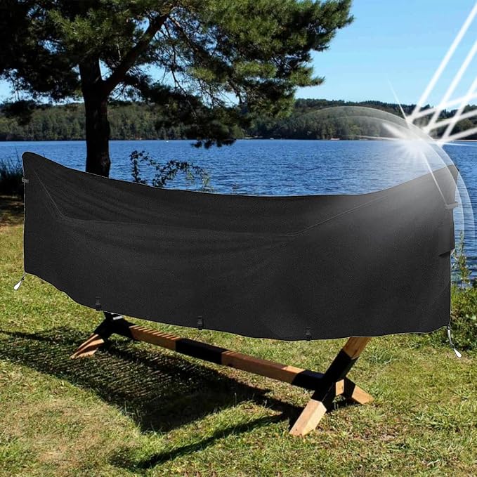 Hammock Cover Waterproof | Protective Heavy Duty - Hammock Stand Protective Cover,for Summer Winter Camping Travel Hiking Climbing Park Beach Patio