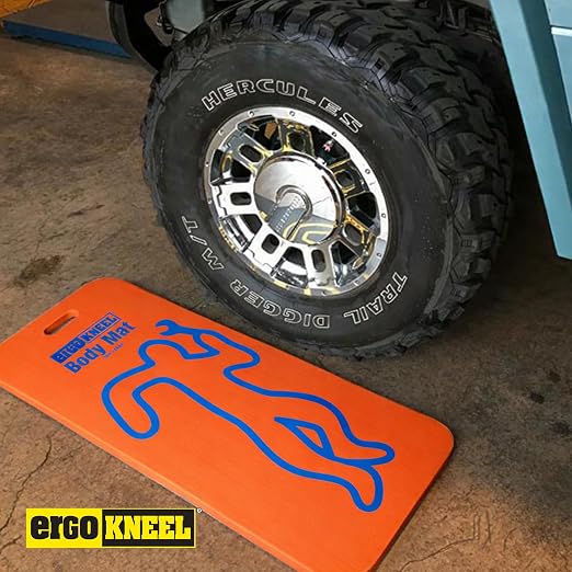 Body Work Mat, 41" x 17", 1" Thick Closed-Cell Foam | Heavy-duty body pad, Closed-cell foam, Aircraft maintenance, Industrial work, Garage use, Anti-fatigue