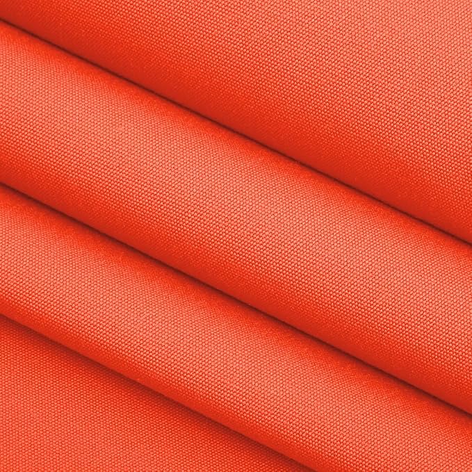 RSH DECOR Sunbrella 26" x 16" Lumbar Throw Pillows Set of 4 | Water & Fade-Resistant Performance Fabric | Outdoor Pillow Covers with Down-Alternative Inserts | Made in USA (Canvas Melon Bright Coral)