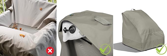 DUCKCOVERS DD3636 L x 36" W Duck Dome Airbag, Patio Furniture Covers