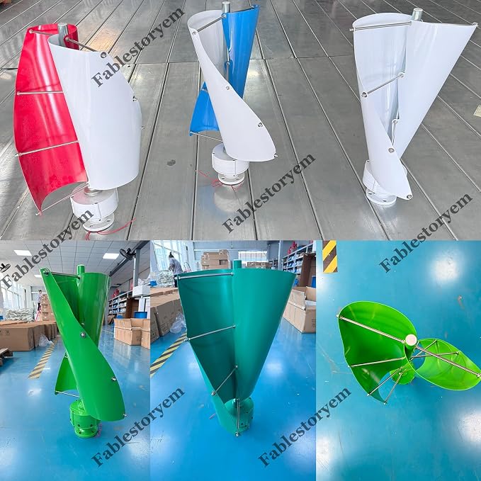 12000W Vertical Wind Power Turbine Generator Kit,12V/24V/48V Portable Maglev Wind Turbine Generator with Charge Controller for Boats Cabins Mobile Homes,C-12V