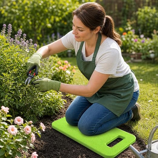 Riakrum 20 Pcs Garden Kneeling Pad Garden Knee Pad Thick Foam Knee Mat Waterproof Cushion for Kneeling Multi Functional and Church Kneeler for Praying, Baby Bath, Yoga, 15.4 x 6.7 Inch (Classic Color)