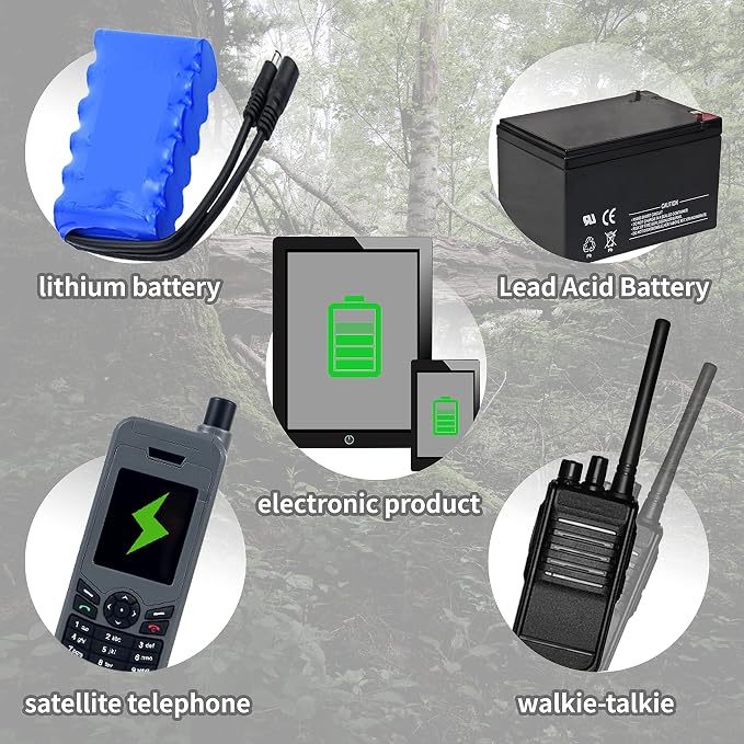 Hand Crank Generator High Power Charger for Outdoor Mobile Phone Computer Charging 30W / 0-28V with USB Plug (Black Generator + DC Regulator)