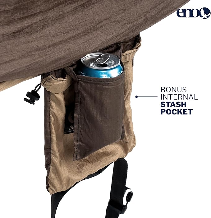 ENO, Eagles Nest Outfitters DoubleNest Lightweight Camping Hammock, 1 to 2 Person, Special Edition Colors, ATC