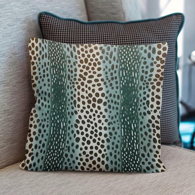 Pillowcase Antelope Chestnut Animal Cushion Cover Abstract Animal Brown Dot Pillow Cover Accent Farmhouse Decor Pillow for Patio Furniture Garden 20x20 in