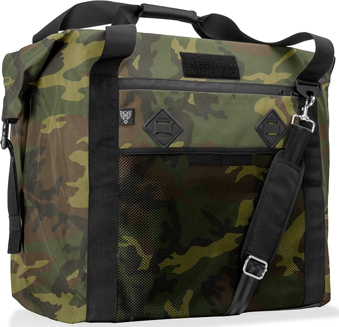 Xtreme Sight Line ~ G CUBƎ 100 Faraday Bag for Medium to Large Generators and Electronics ~ Protects Against EMP/CME/EMF/RF ~ Diamond Form Farday Lined Interior ~ Woodland Camo