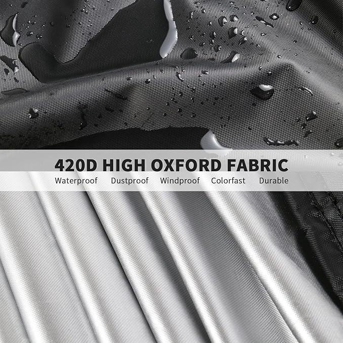 Outdoor Prep Table Cover 72 Inch,Waterproof Fadeproof UV Resistant Patio Stainless Steel Metal BBQ Table Cover All Season Protection for Outdoor Table - 72 x 24 x 35 Inch