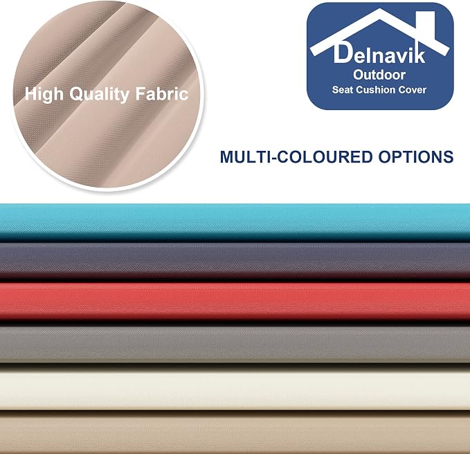 Kurapika Outdoor Cushion Slipcovers 11PCS Patio Set Cushion Covers Replacement for Outdoor Furniture Set, Outdoor Sofa Seat Cushion Cover and Backrest Pillow Covers (Sand)