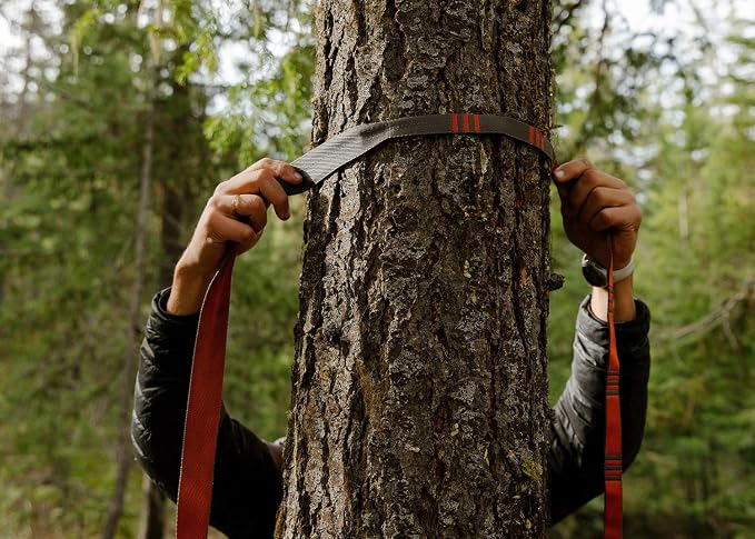 KAMMOK: Roo Double Hammock +Python 10' Bundle | Our Bestselling Hammock & Tree Friendly Straps | 100% Recycled Water Resistant Ripstop Fabric | Lifetime Adventure Grade Warranty, Sunflower Gold