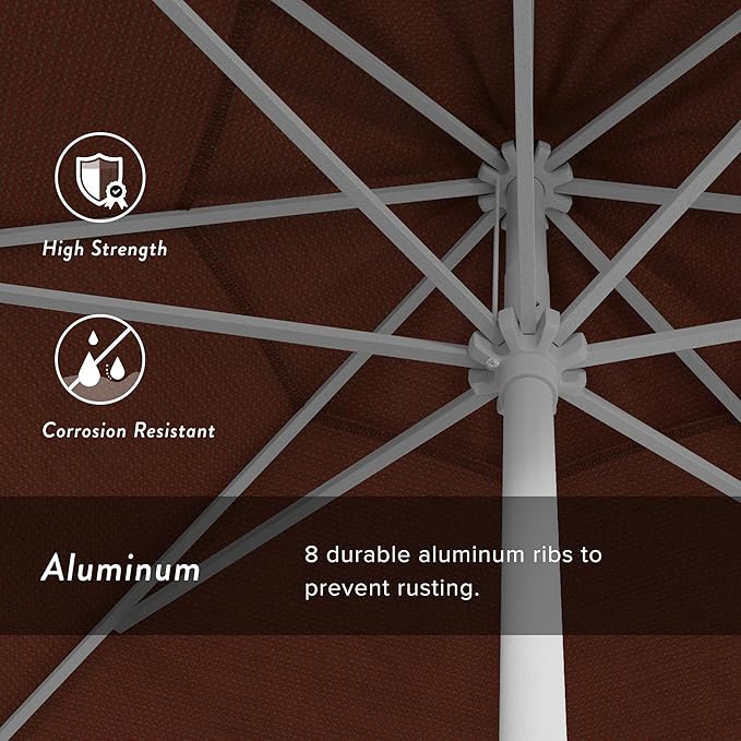 California Umbrella 9' Rd Aluminum Patio Umbrella