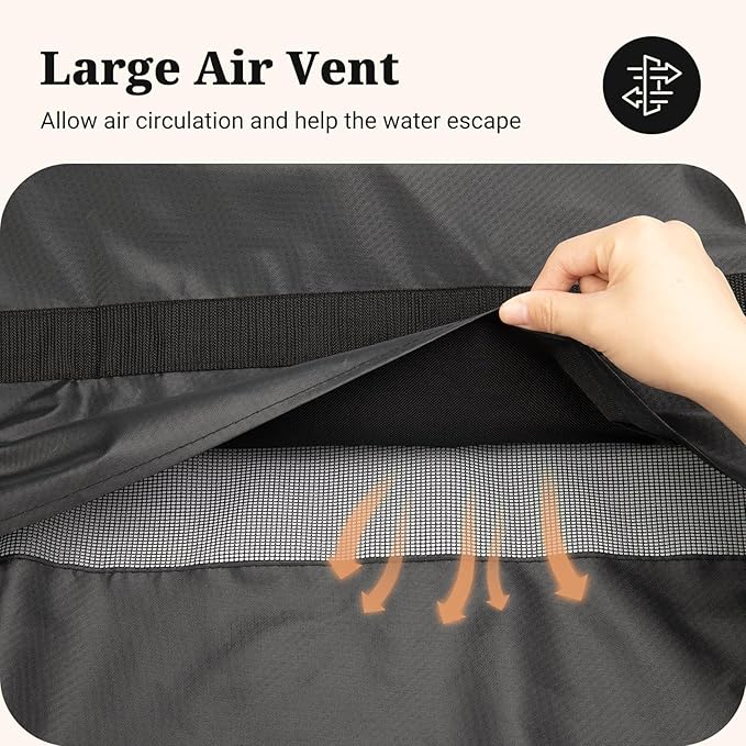 MR. COVER Outdoor Prep Table Cover 40 inch for Royal Gourmet Cart Flattop Worktable, 600D Heavy Duty Waterproof for Grill Dining Kitchen Island cart Protective, Outdoor Storage Cabinet Cover
