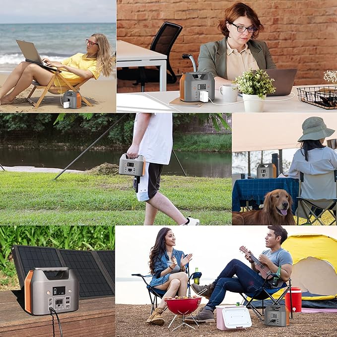 EnginStar Power Bank with AC Outlet 150W 110V Laptop Power Bank, 155Wh/ 42000mAh Battery Bank, Lithium Ion Power Supply for Emergency Camping
