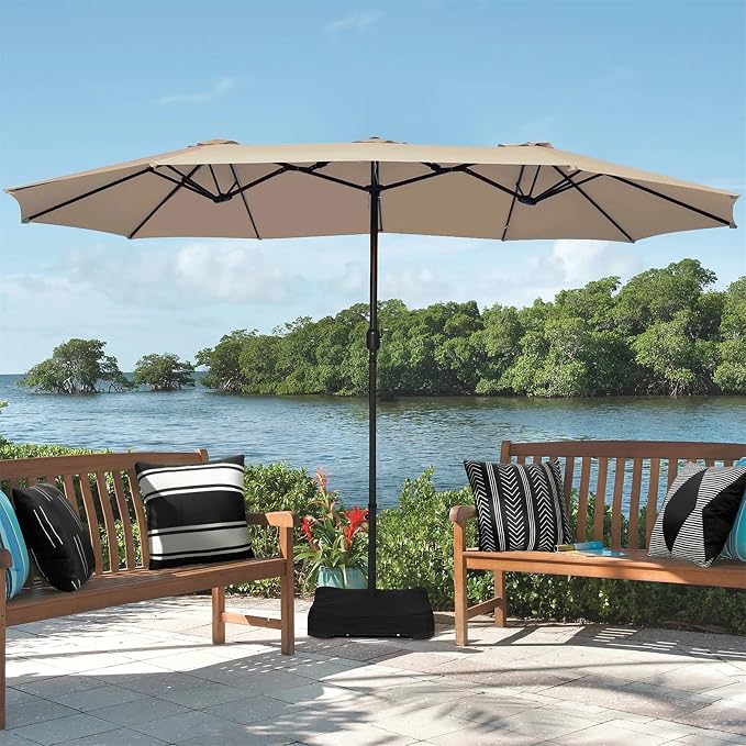 Adabana Set of 4 Outdoor Waterproof Pillow Covers 20x20 Black and White | Modern Geometric Throw Pillows Cover Decorative Boho Pillow Covers for Patio, Garden, Porch