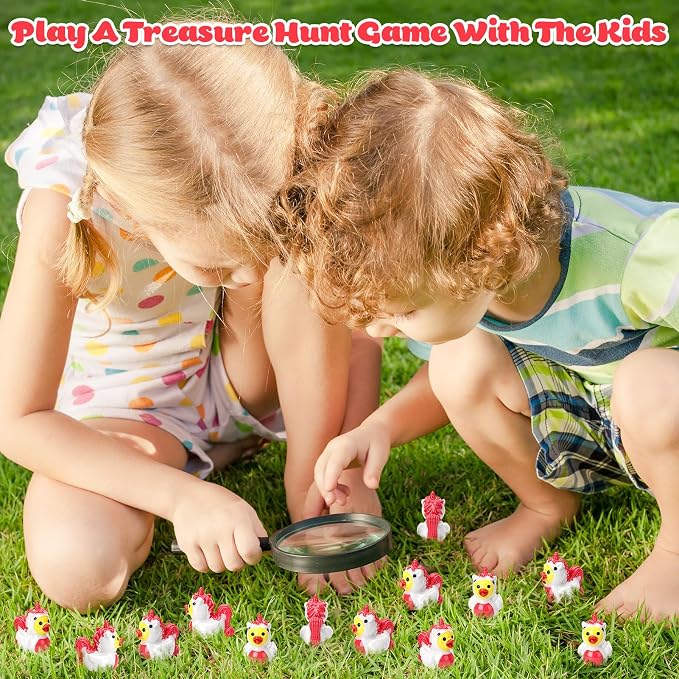 30 Pcs Unicorn Ducks, Mini Unicorn Resin Ducks Bulk, Fun Printed Toy Figures for Birthday Party Favors, Themed Decor, Kids Gift Collection (Unicorn)