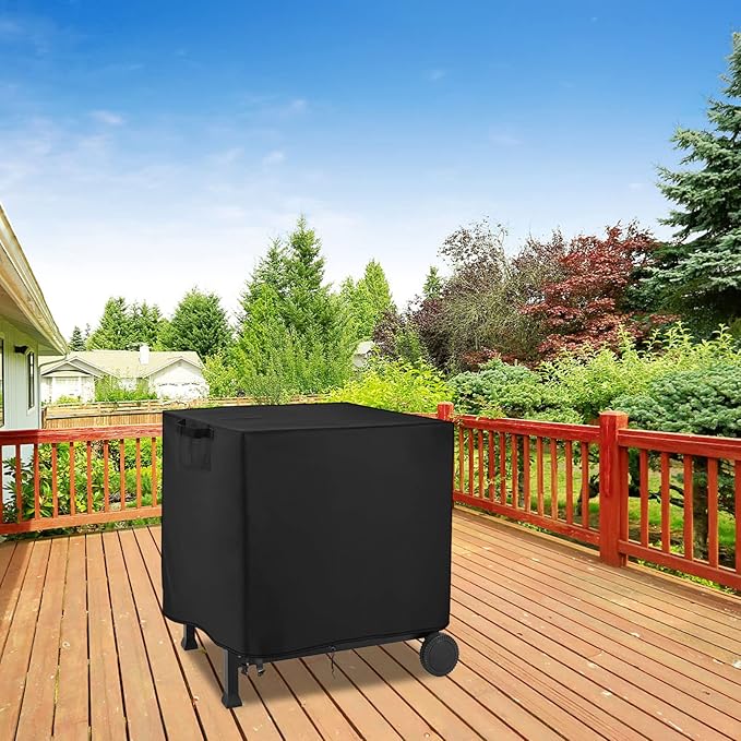 Outdoor Dining Cart Cover for Feasto Three-Shelf Movable Food Prep and Work Cart Table, Waterproof Outdoor Grill Cart Cover Pizza Oven Table Cover