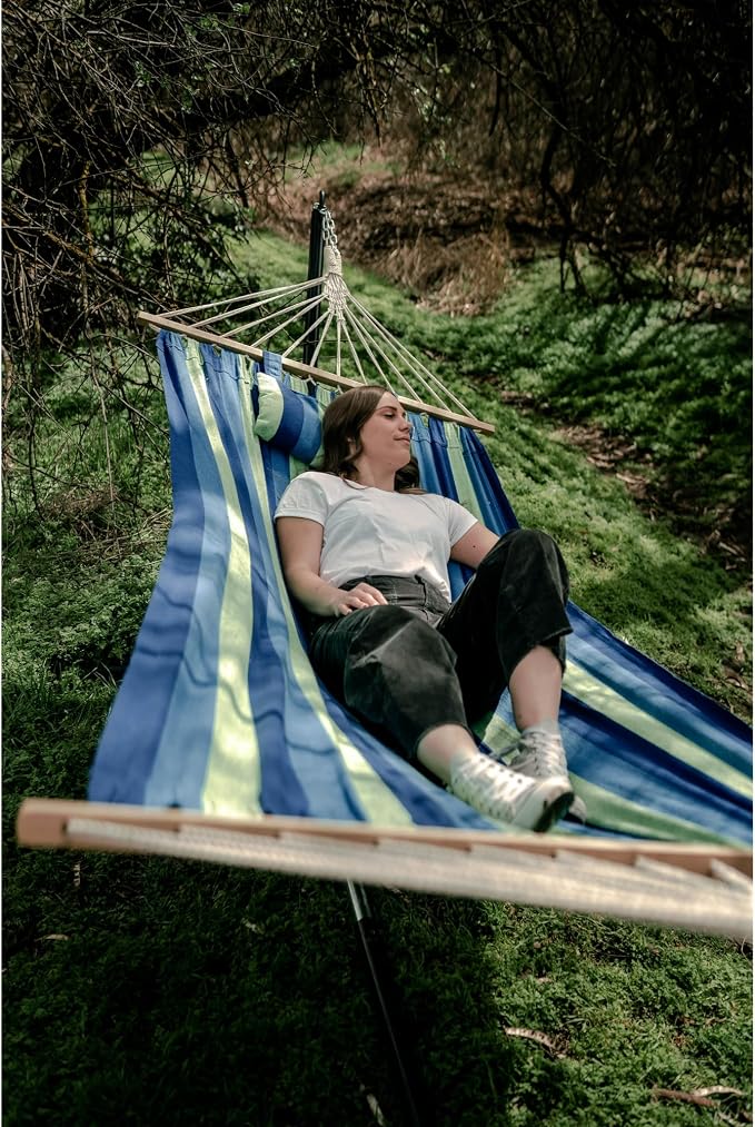 Stansport Outdoor Camping Hammock with Pillow and Stand