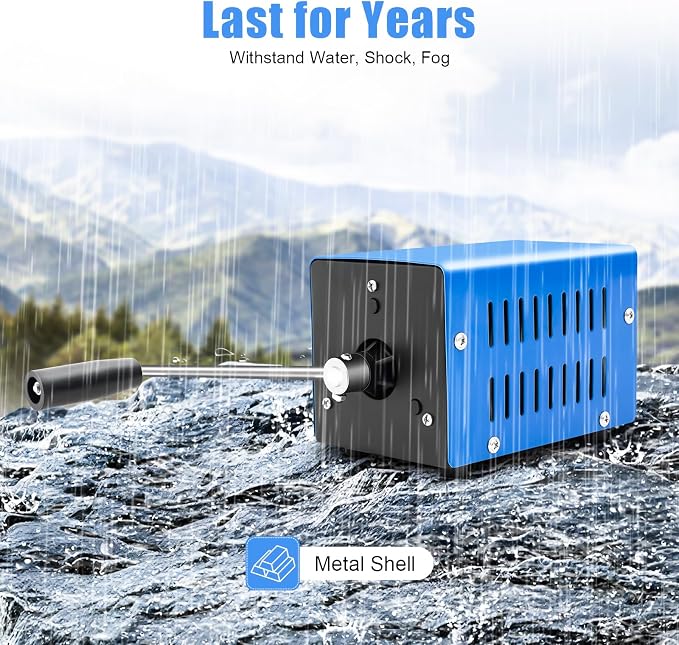 Power Generator TBVECHI Hand Crank Generator Portable Dynamo Charger Emergency Hand Crank USB Emergency Power Generator 20W 2000rmp/Min