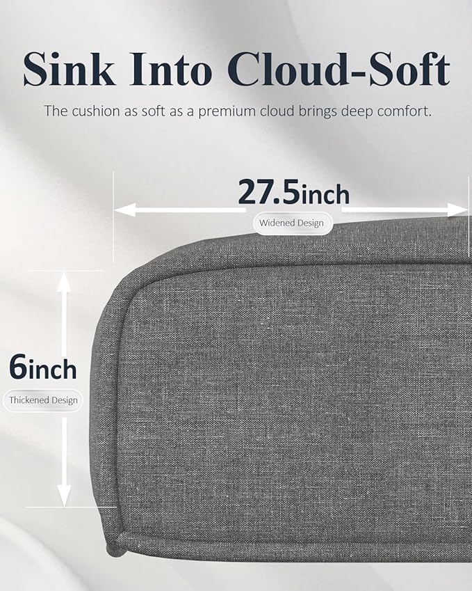 LayinSun 7-Piece Wicker Rattan Patio Furniture Set, Deep Seating Outdoor Modular Sectional Sofa Conversation Set with Thick Cushions for Lawn, Garden