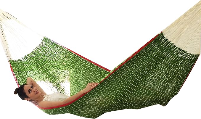 Traditional Mayan Hammock -Nopales Hammock (Medium) - Thick Nylon Thread