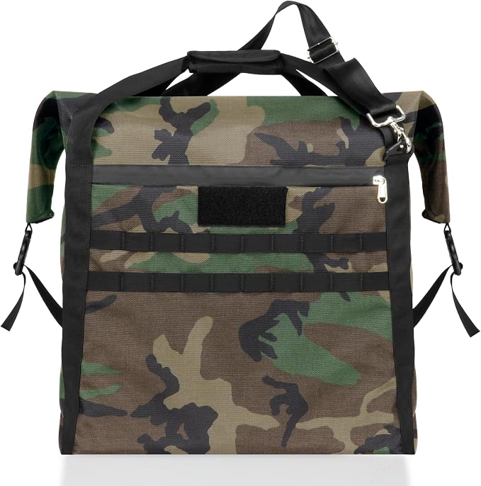 Xtreme Sight Line ~ G CUBƎ 50 Faraday Bag for Small to Medium Generators and Electronics ~ Protects Against EMP/CME/EMF/RF ~ Diamond Form Farday Lined Interior ~ Woodland Camo