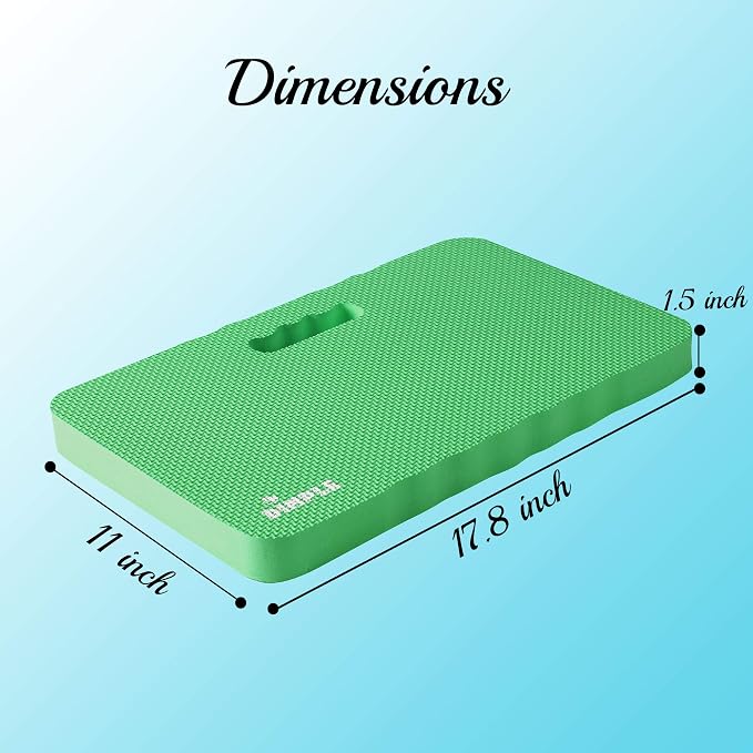 Dimple Kneeling Pad, High-Density Thick Foam Comfort Kneeling Mats | for Gardening, Yoga Exercise Mat, Garden Cushions, Knee Pad for Work, Gardening Tools For Men, Green