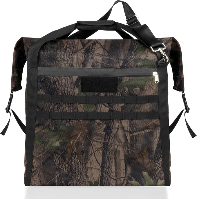 Xtreme Sight Line ~ AQUA G CUBƎ 50 Waterproof Faraday Bag for Small to Medium Generators and Electronics ~ Protects Against EMP/CME/EMF/RF ~ Diamond Form Farday Interior ~ Backwoods Camo