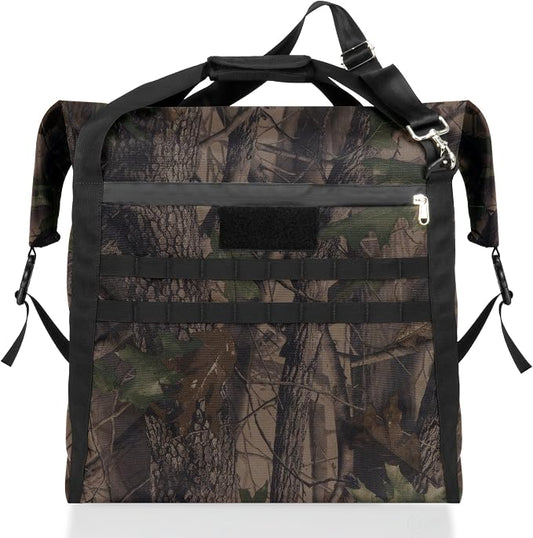 Xtreme Sight Line ~ AQUA G CUBƎ 50 Waterproof Faraday Bag for Small to Medium Generators and Electronics ~ Protects Against EMP/CME/EMF/RF ~ Diamond Form Farday Interior ~ Backwoods Camo