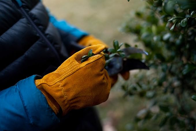 G & F Products JustForKids Kids Garden & Work Gloves for Boys & Girls, Durable Gloves for Gardening, Yard Work & DIY