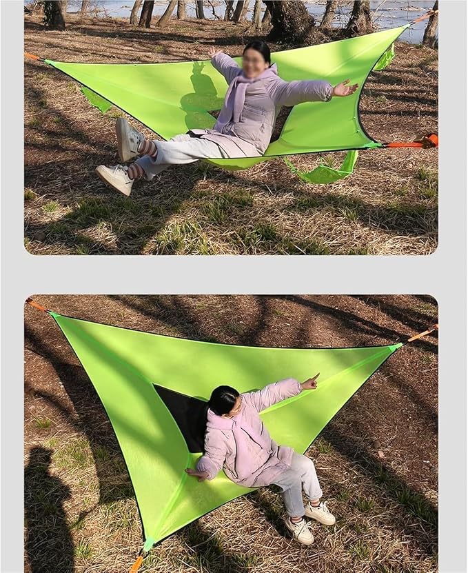 Camping Hammock， Portable Camping Hammock with Storage Bag