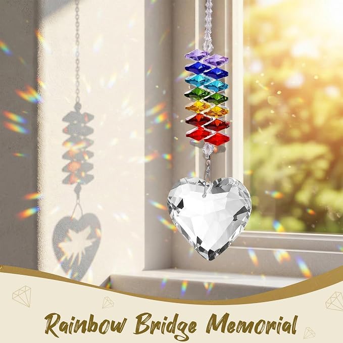 Dog Memorial Gifts for Loss of Dog, Personalized Pet Memorial Suncatcher with Paw Photo Frame, Pet Loss Sympathy Gift, Dog and Cat Remembrance Bereavement Passing Away Keepsake with Memorial Bracelet