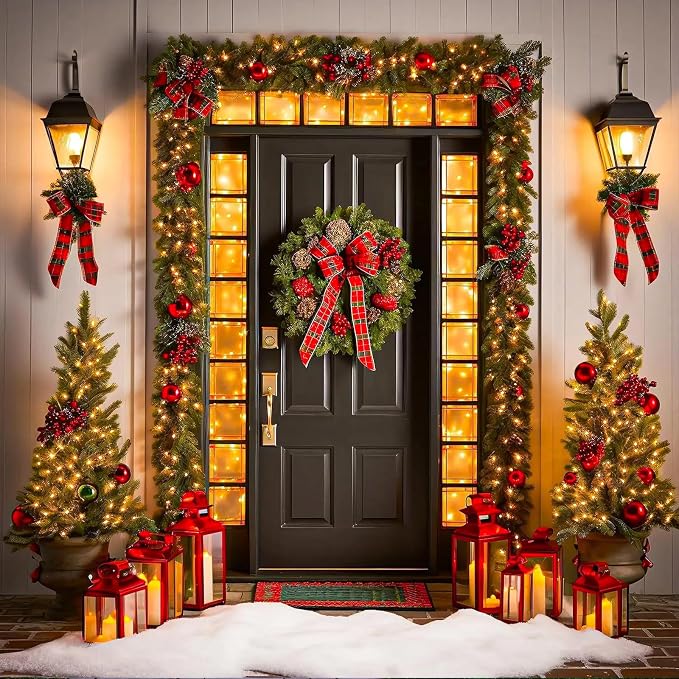 Warm White Christmas Lights Outdoor, 66FT 200 LED Christmas Tree Lights | Waterproof 8 Modes Connectable String Lights for Outside Indoor Patio Classroom Xmas Wedding Party Holiday Decorations