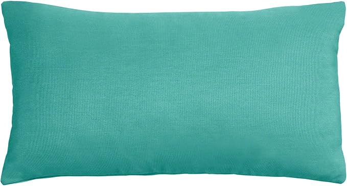 Cushion Source Lumbar Pillow, 20" x 12" Indoor/Outdoor Durable Pillow, Multiple Sunbrella Fabric Options Available, Sunbrella Aruba